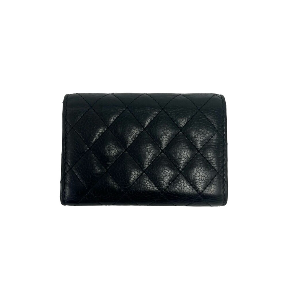 CHANEL Authentic Black Caviar Leather Wallet - Picture 2 of 10